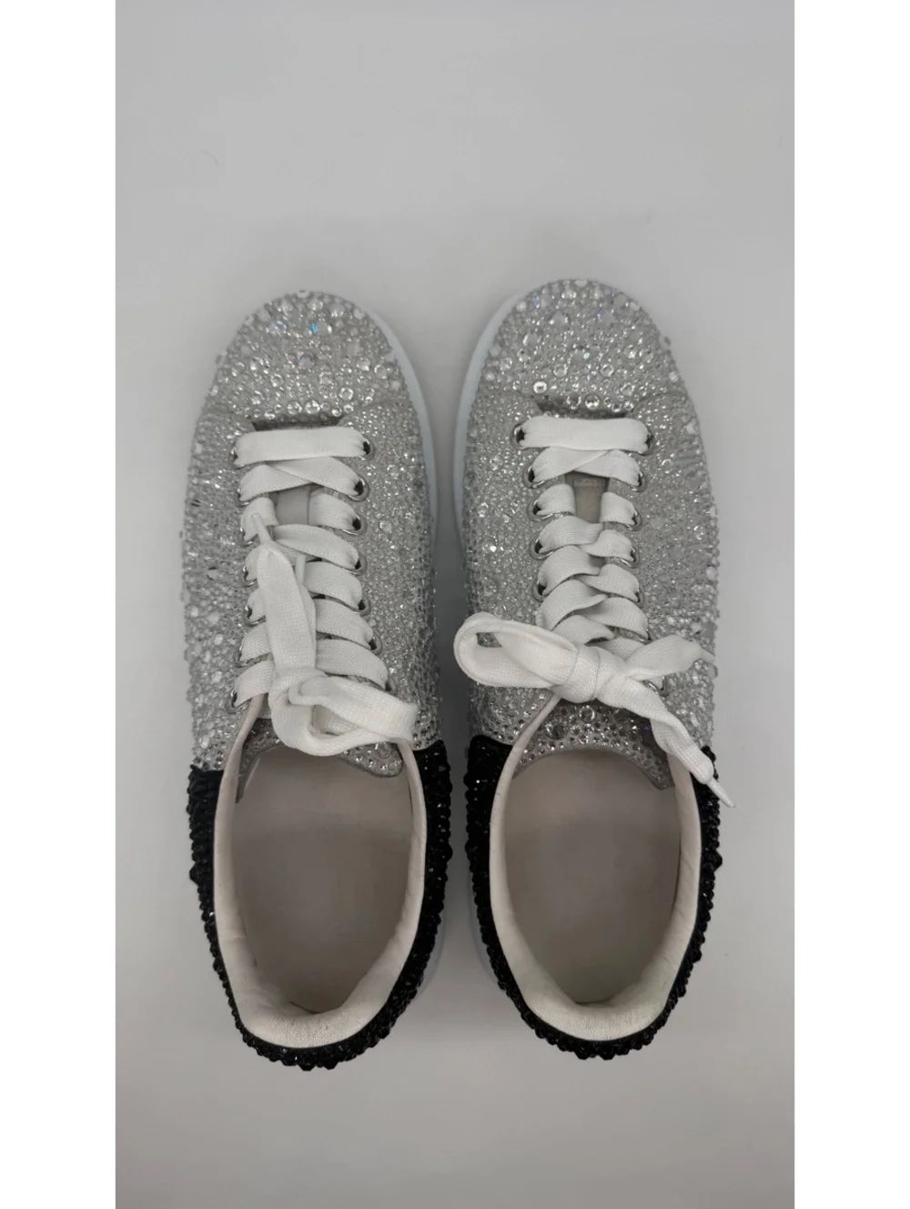 Alexander McQueen Crystal Oversized Sneakers 43.5